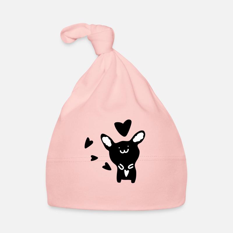 Black rabbit Organic Baby Cap