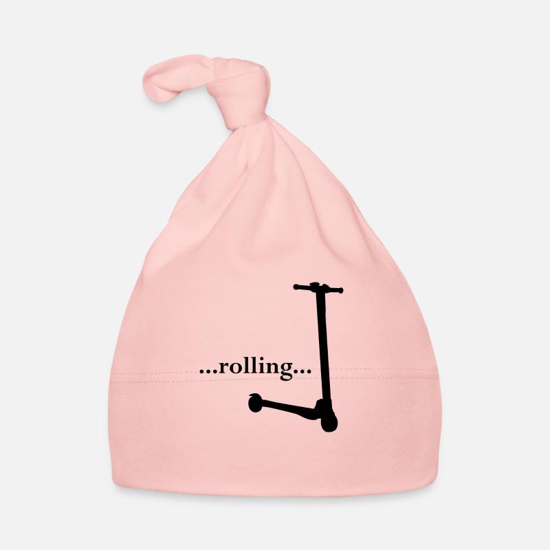 E-Scooter Roller Scooter - Bonnet bio Bébé - rose