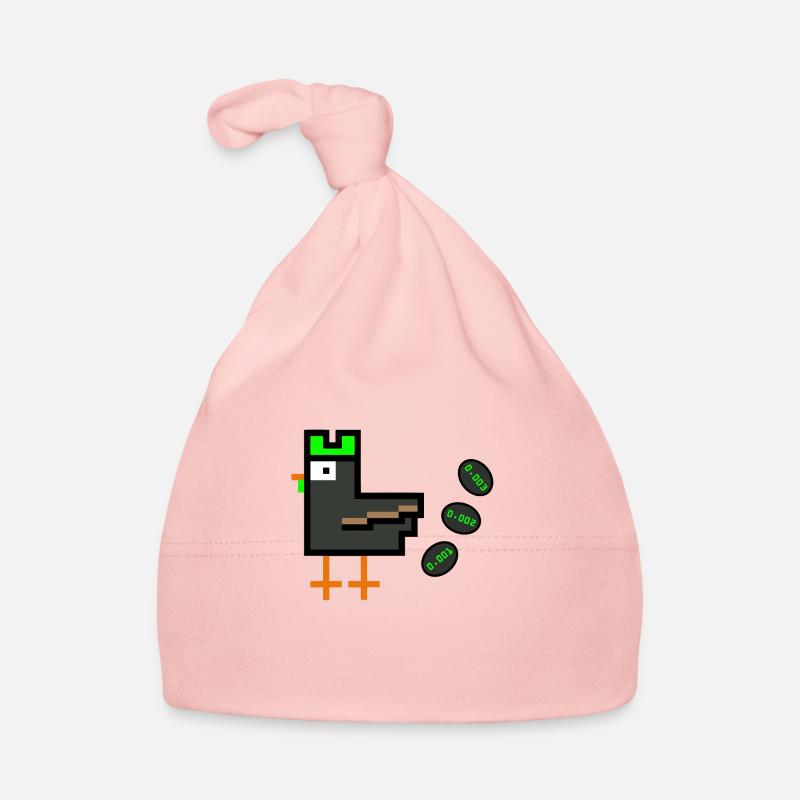 Huhn mit Krypto-Eiern Baby Bio-Mütze