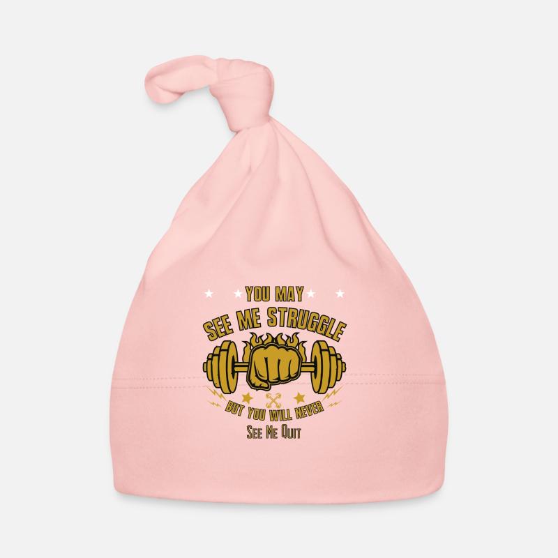 You May See Me Struggle But You Will Never See Me Baby Bio-Mütze
