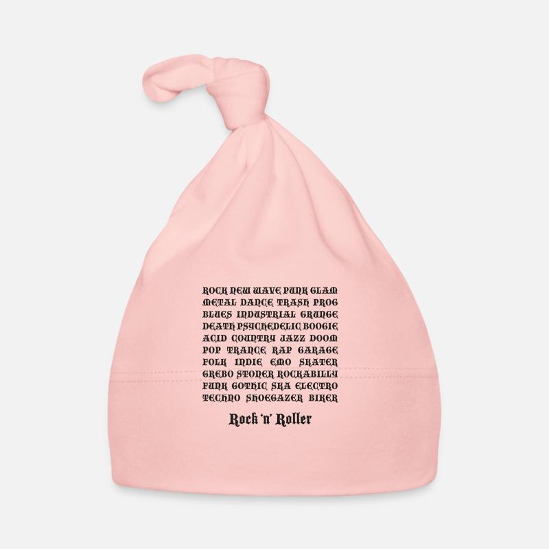 Rock Genres Schwarz Baby Bio-Mütze