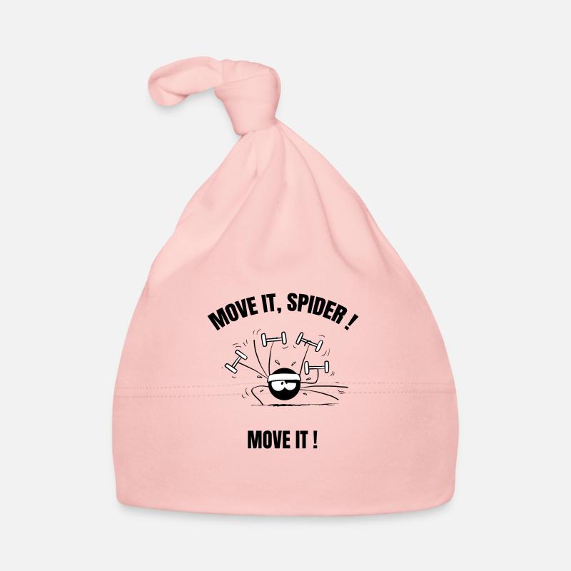 Beth the Spider - Fitness (text version) Organic Baby Cap