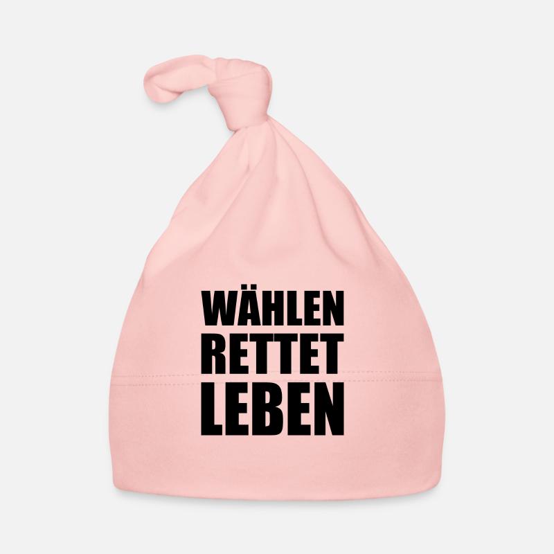 wählen rettet leben Baby Bio-Mütze