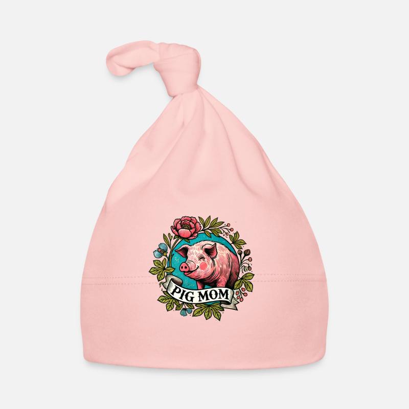 Mamma maiale panciuto Cappellino ecologico per neonato