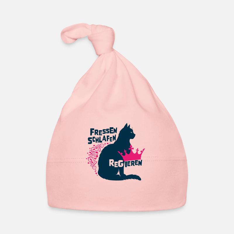 Royal Cat - Eating, Sleeping, Reigning Organic Baby Cap