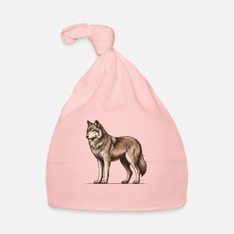 Wolf Baby Bio-Mütze
