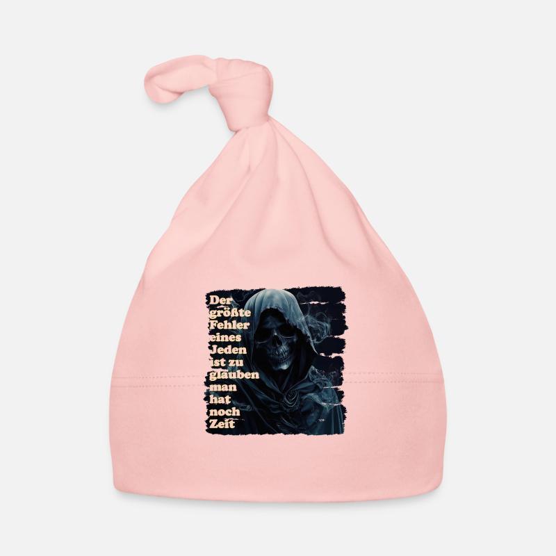 Life is finite Organic Baby Cap