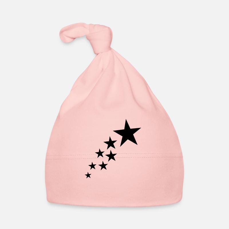 Stars Organic Baby Cap