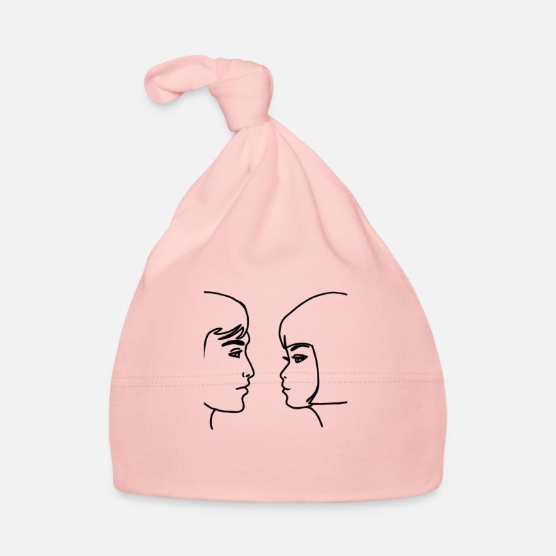 2 Gesichter Baby Bio-Mütze