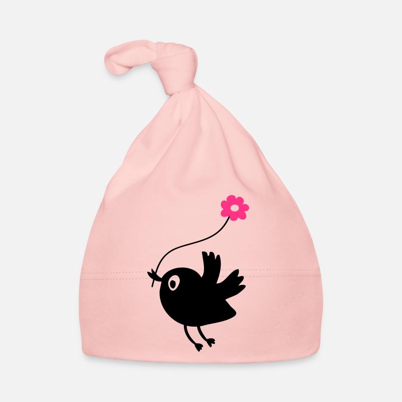 Oiseau de vol cale fleur Bonnet bio Bébé