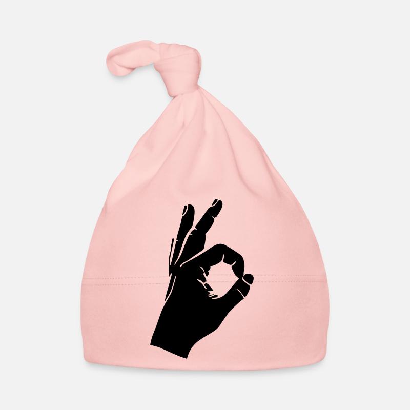 Y voir, regardé à l'intérieur - Bonnet bio Bébé - rose