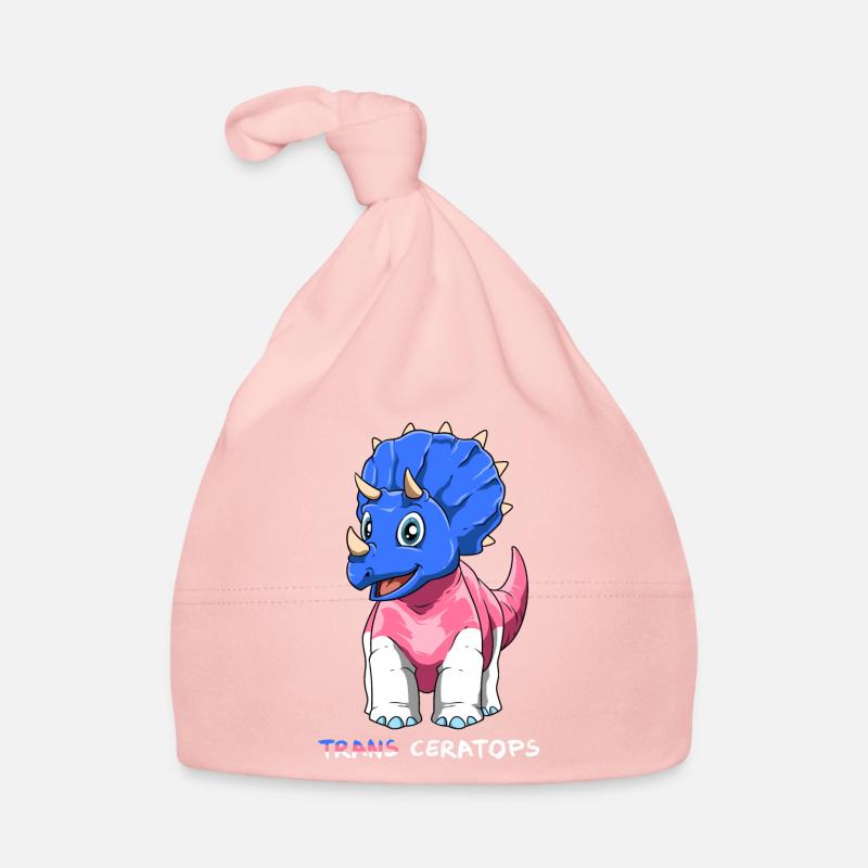 Funny Transgender Dinosaur Gift Organic Baby Cap