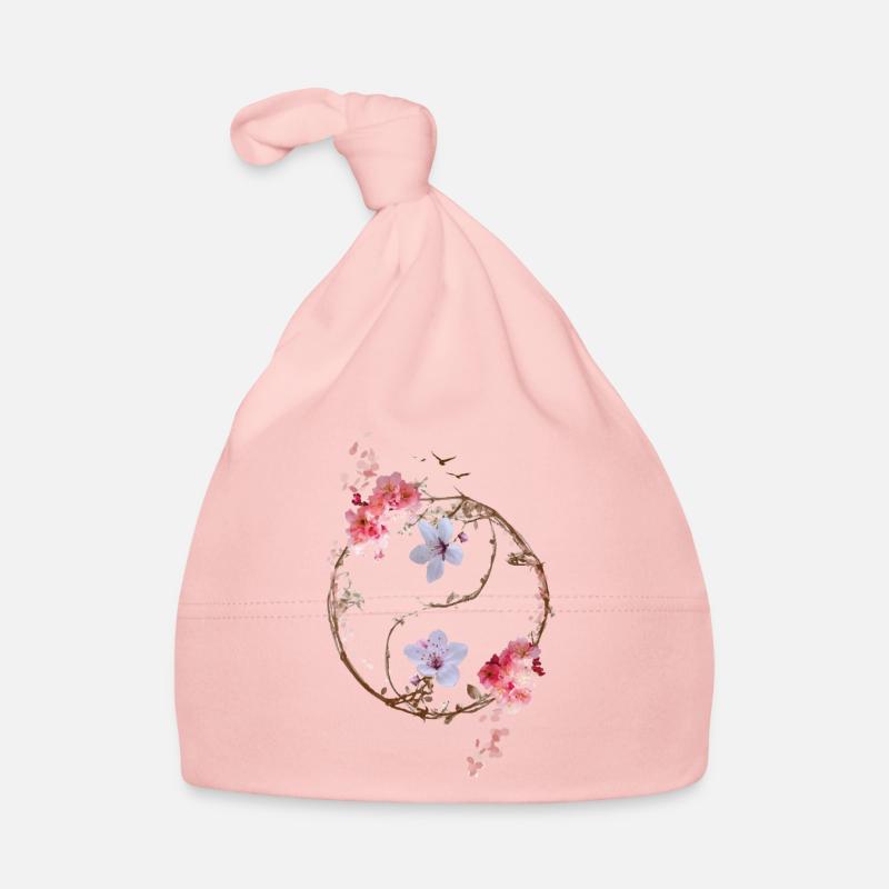 YinYangFlowers Baby Bio-Mütze