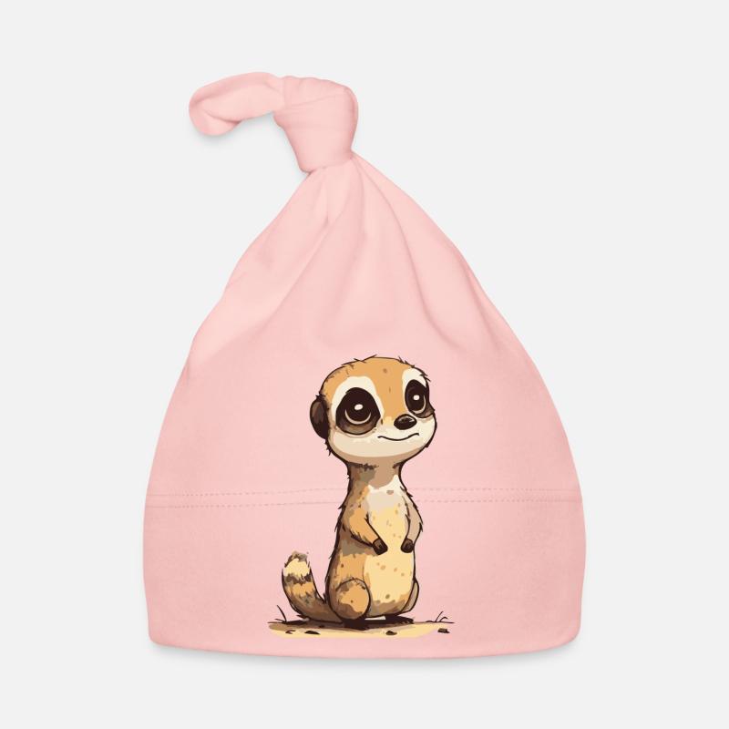 Comic Cute Kawaii Erdmännchen Baby Bio-Mütze