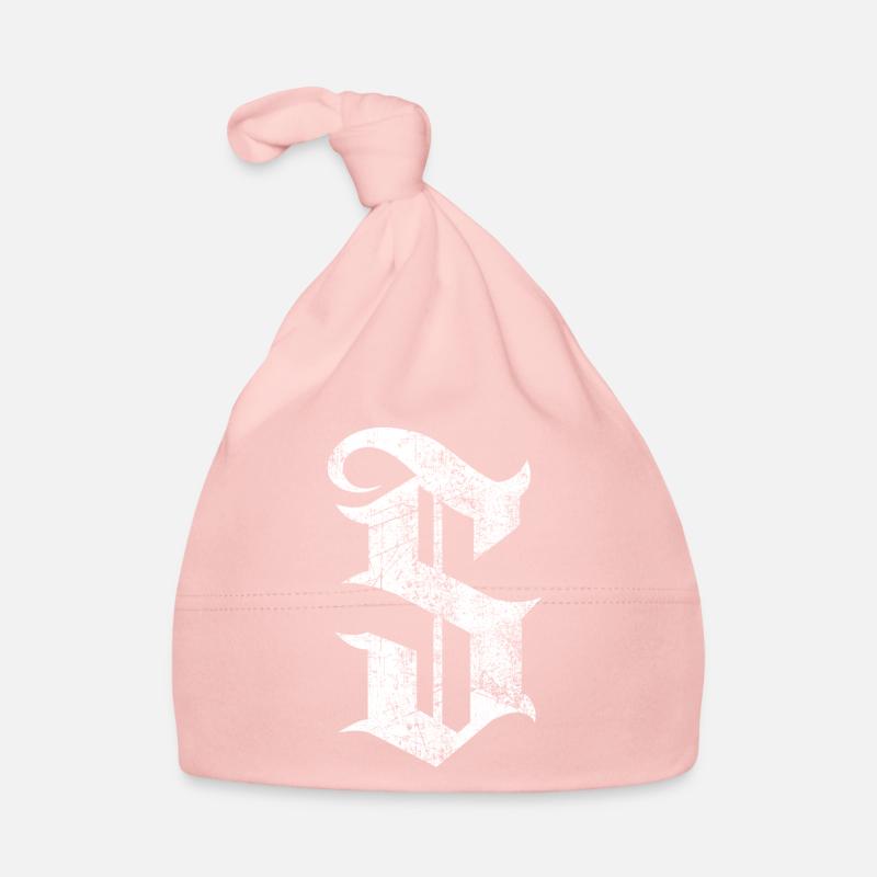 Tshirt alphabet initial S Bonnet bio Bébé