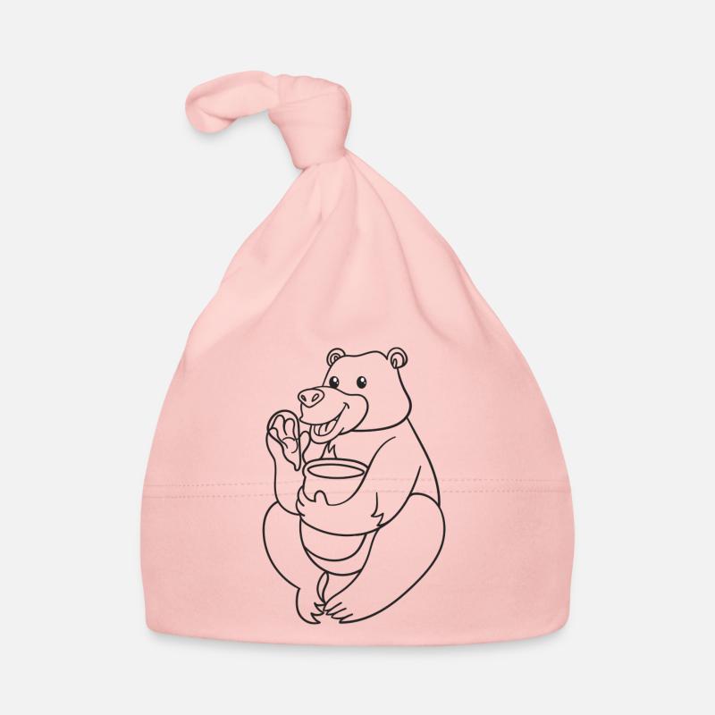 Bear, bear, honey, gift, gift idea Organic Baby Cap