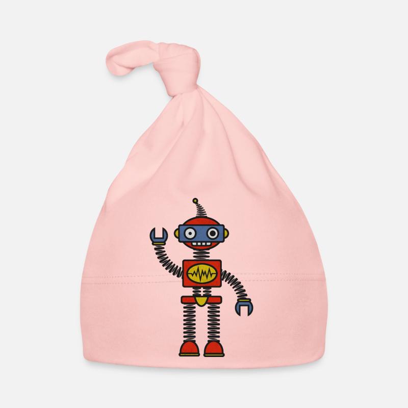 Robot Organic Baby Cap
