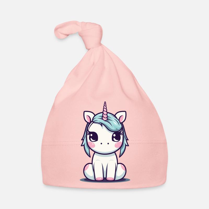 Ein Einhorn Baby Bio-Mütze