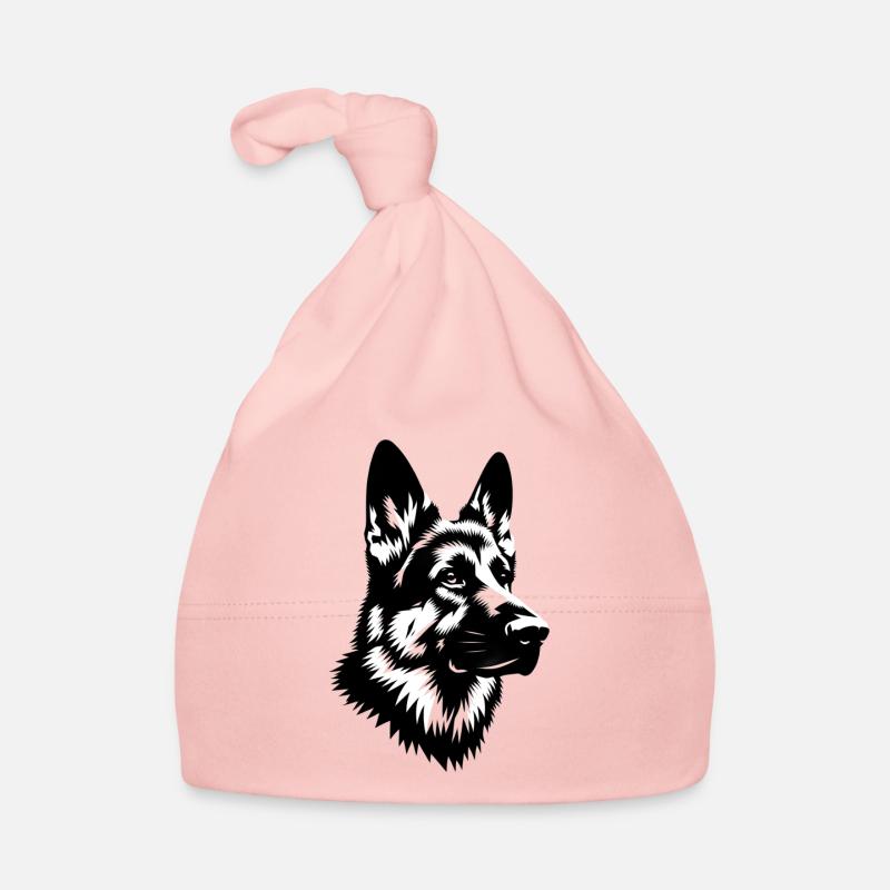 Deutscher Schäferhund Baby Bio-Mütze