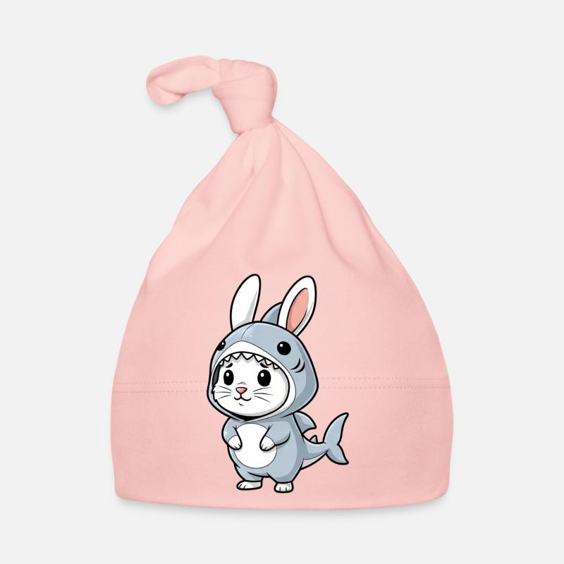 Costume de lapin mignon Miniature Mégalodon, Carnaval Bonnet bio Bébé