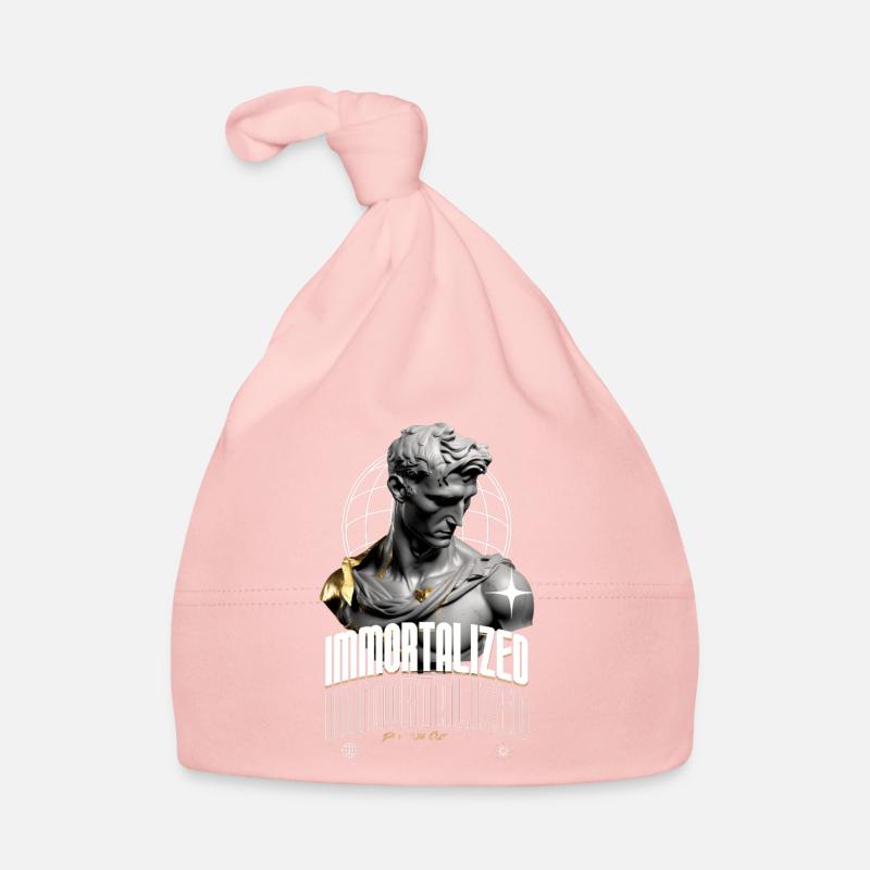 Immortalized Sculpture Globe Organic Baby Cap