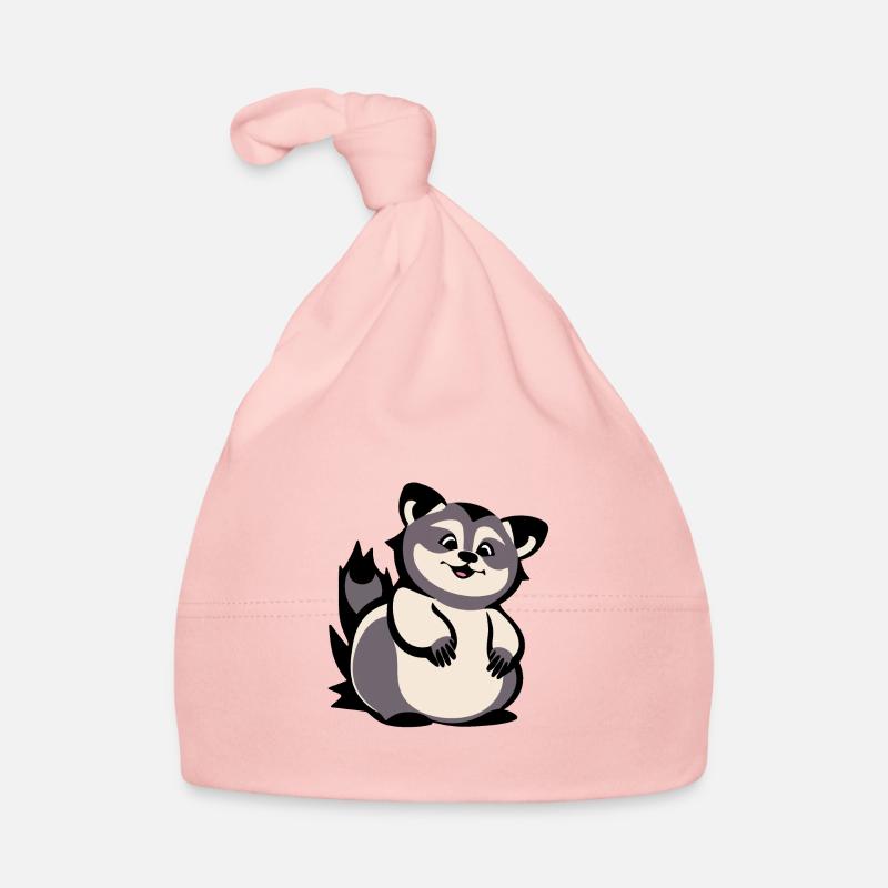 Juste un raton laveur mignon Bonnet bio Bébé