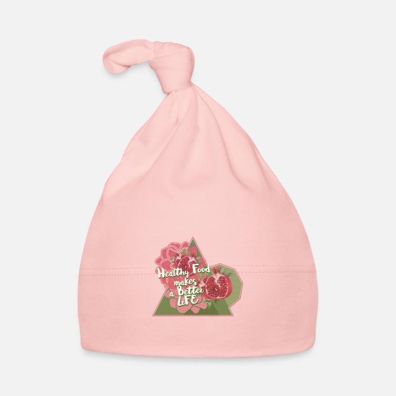 Esse gesund dann lebst Du gut Baby Bio-Mütze