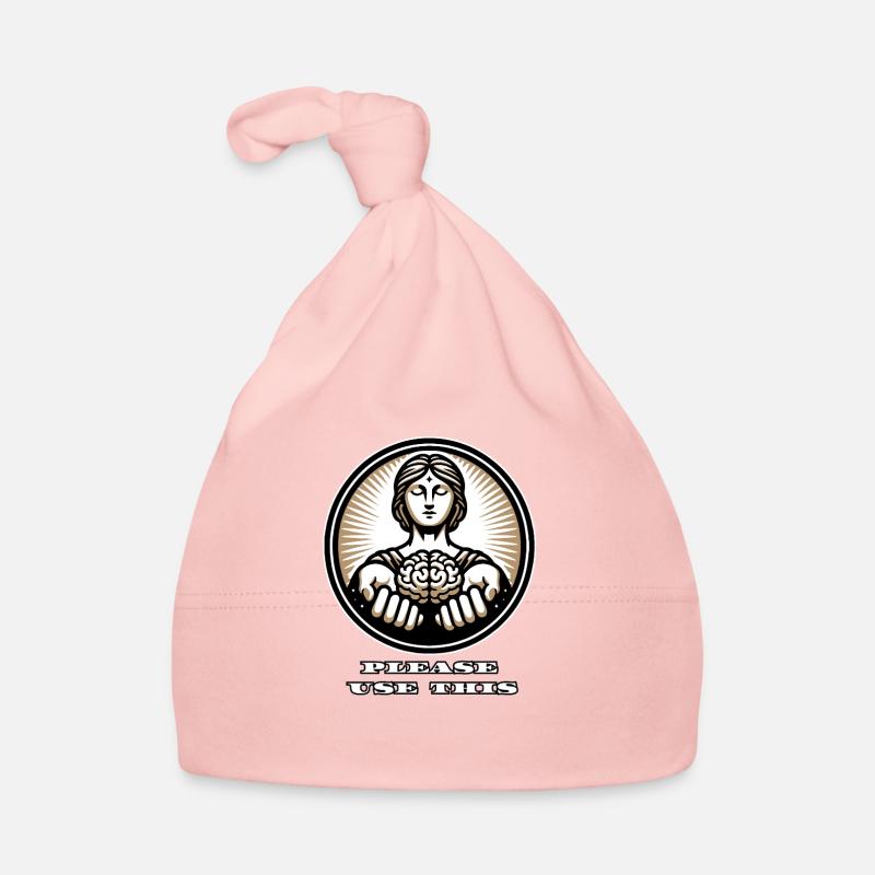 Please Use This – Stoic Goddess Brain Art Organic Baby Cap