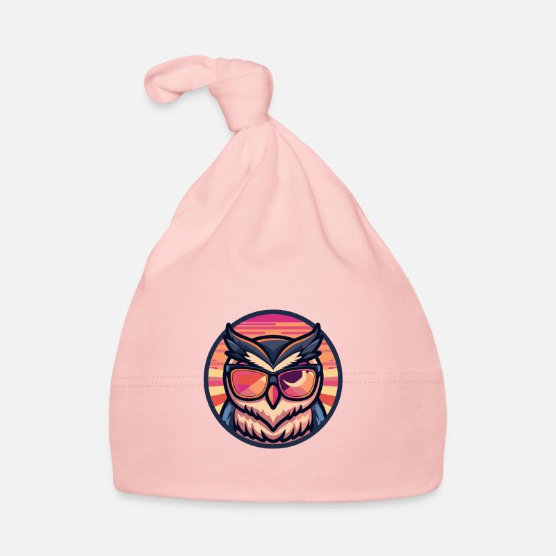 Eule Comic Cool Sommer Baby Bio-Mütze