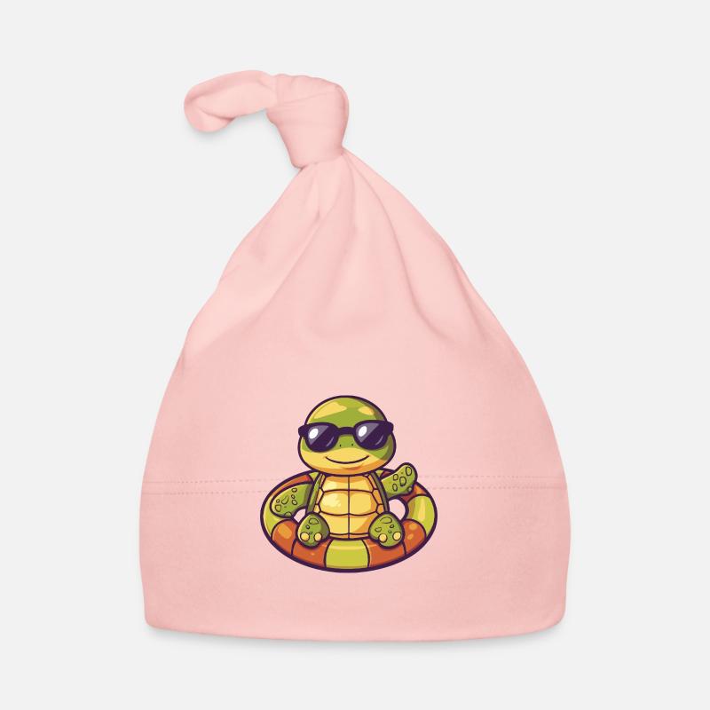 Schildkröte Comic Cool Baby Bio-Mütze