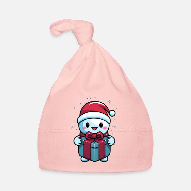 Lieblicher Schneeman Baby Bio-Mütze