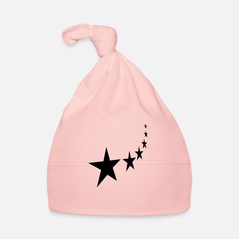 shooting star - Organic Baby Cap - pink