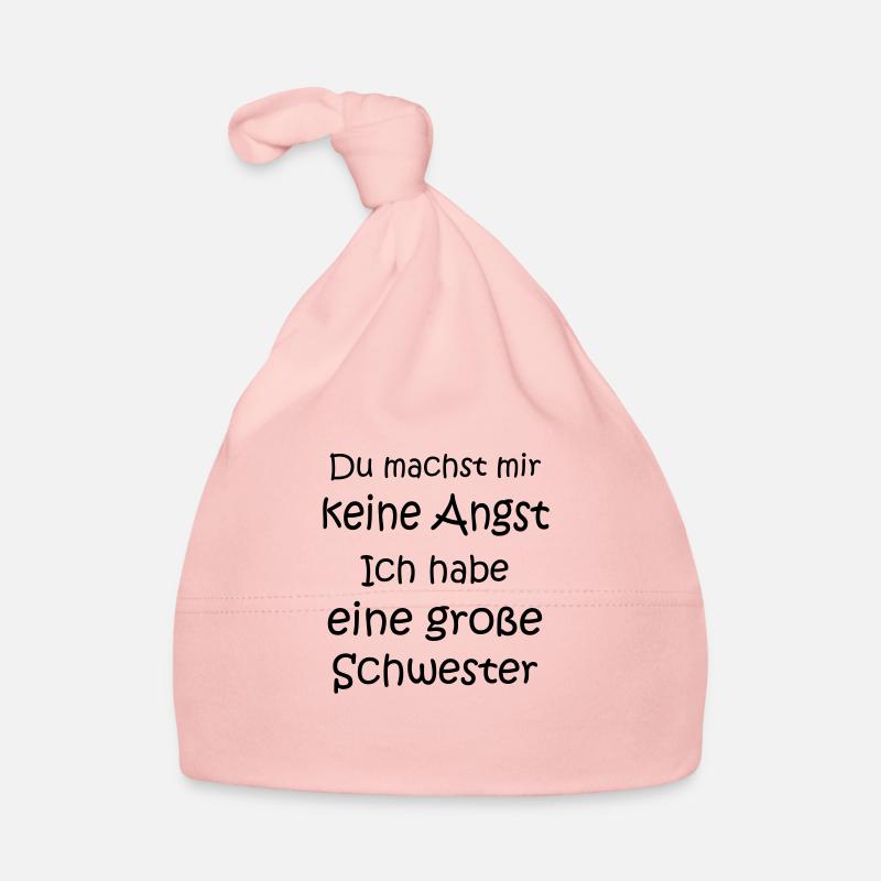 Große Schwester keine Angst. Geschenk Baby Bio-Mütze