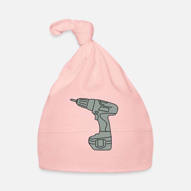 Akkuschrauber 2 - Baby Bio-Mütze - Rosa