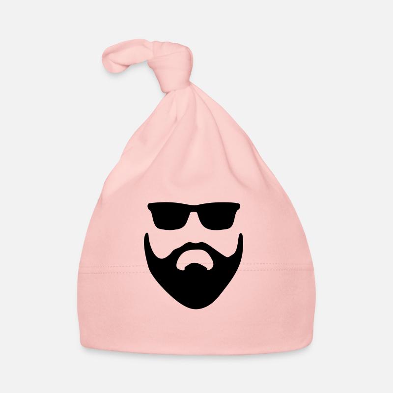 man with Beard Organic Baby Cap