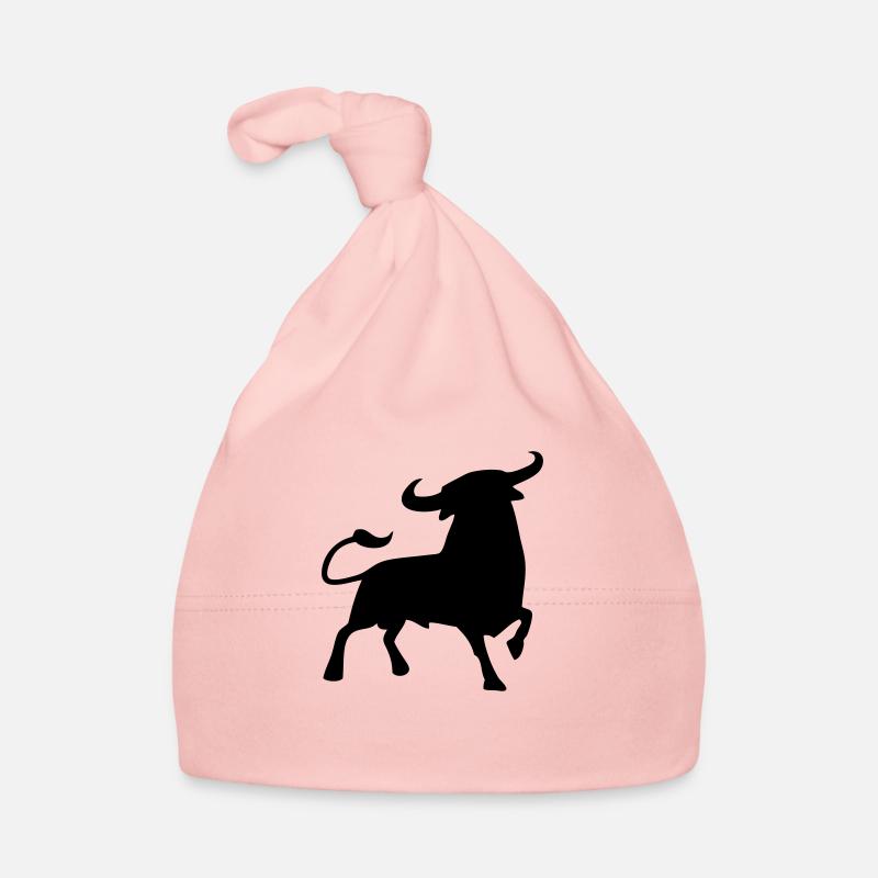 kampfstier andalusien spanischer baskischer stier Baby Bio-Mütze