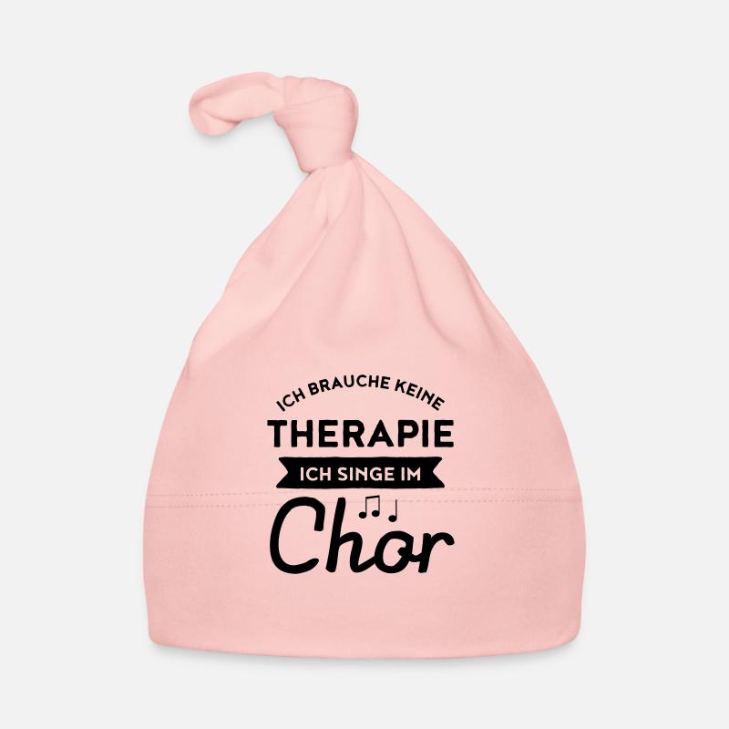 Therapie - Chor - Baby Bio-Mütze - Rosa