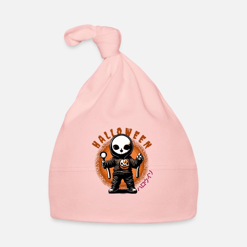 Halloween - Bonnet bio Bébé - rose