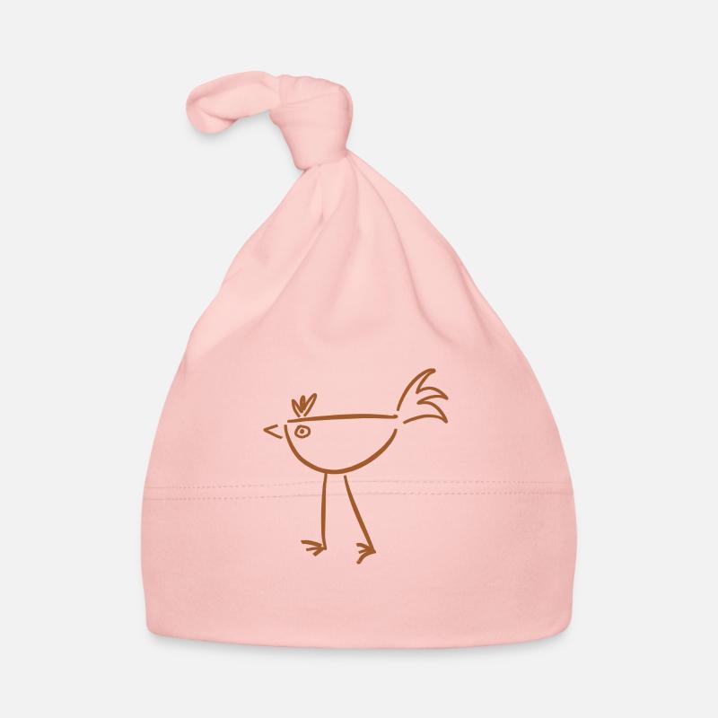Stylized rooster Organic Baby Cap
