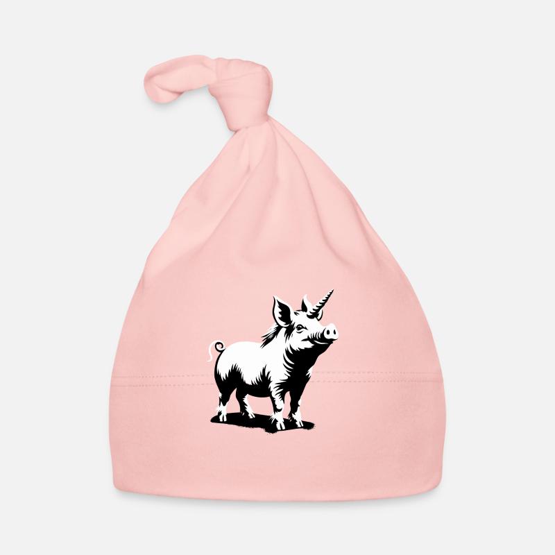 Schweinhorn Baby Bio-Mütze