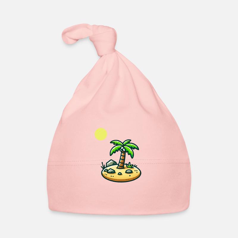 Bande dessinée insulaire Bonnet bio Bébé