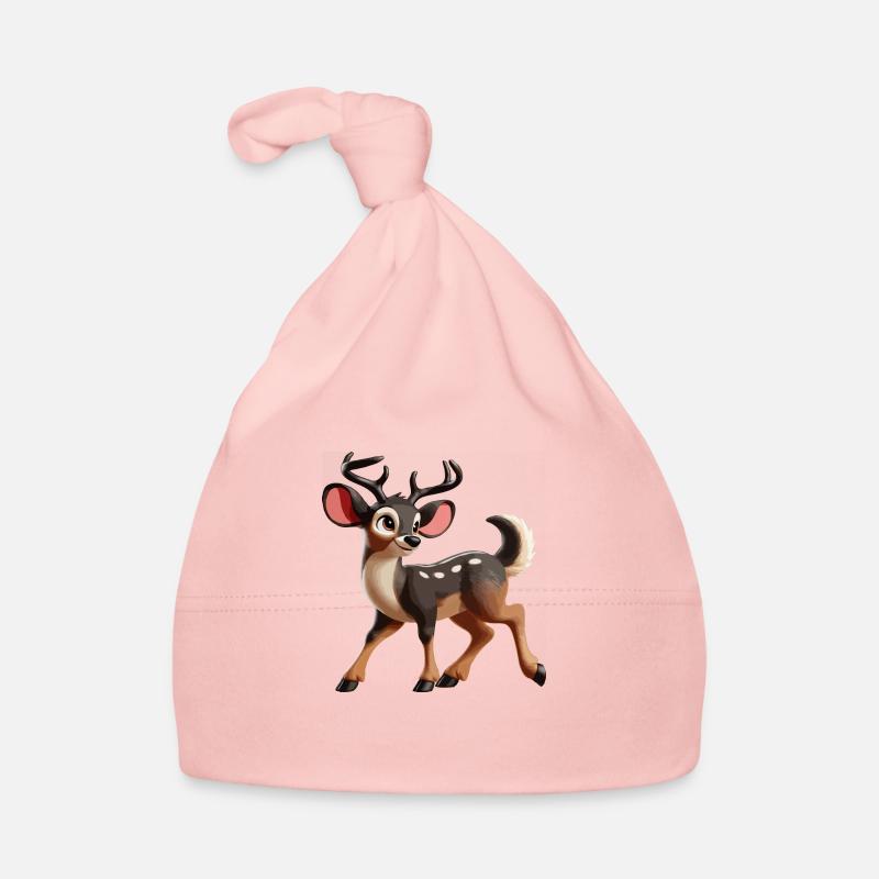 Rothirsch Cervus elaphus juvenil Baby Bio-Mütze