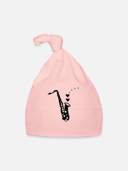 Saxo-- - Bonnet bio Bébé - rose
