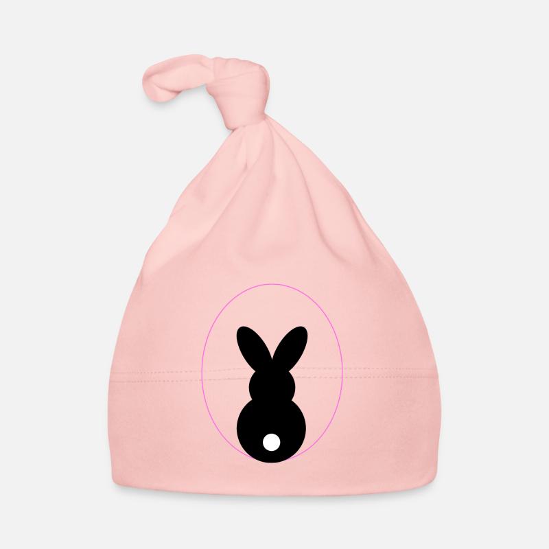 Hase in Eischlicht Schatten Baby Bio-Mütze