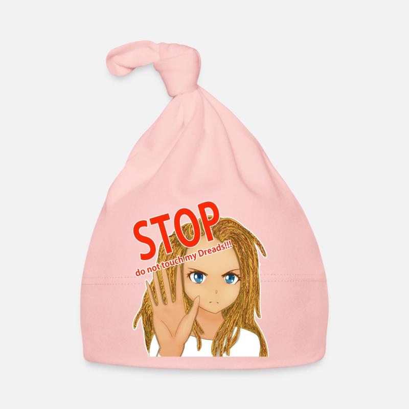 STOP do not touch my dreads ! dreads blonds Bonnet bio Bébé