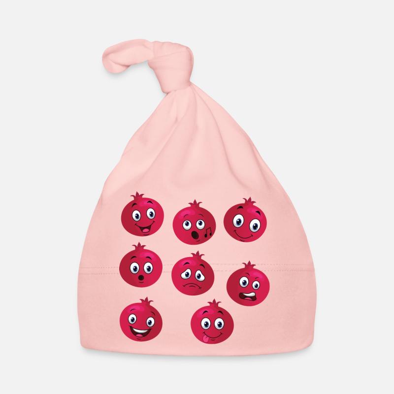 Pomegranate Organic Baby Cap
