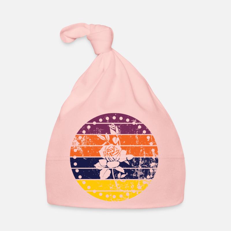 Rose Baby Bio-Mütze