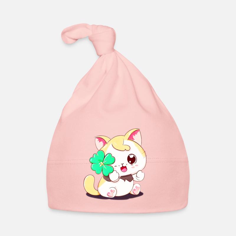 Klee-Katzen Baby Bio-Mütze