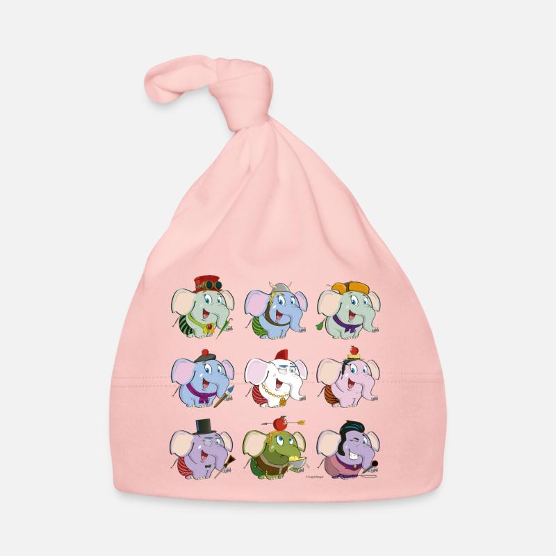 Elefants Comics Cartoons Comicstyle Tiere Baby Bio-Mütze