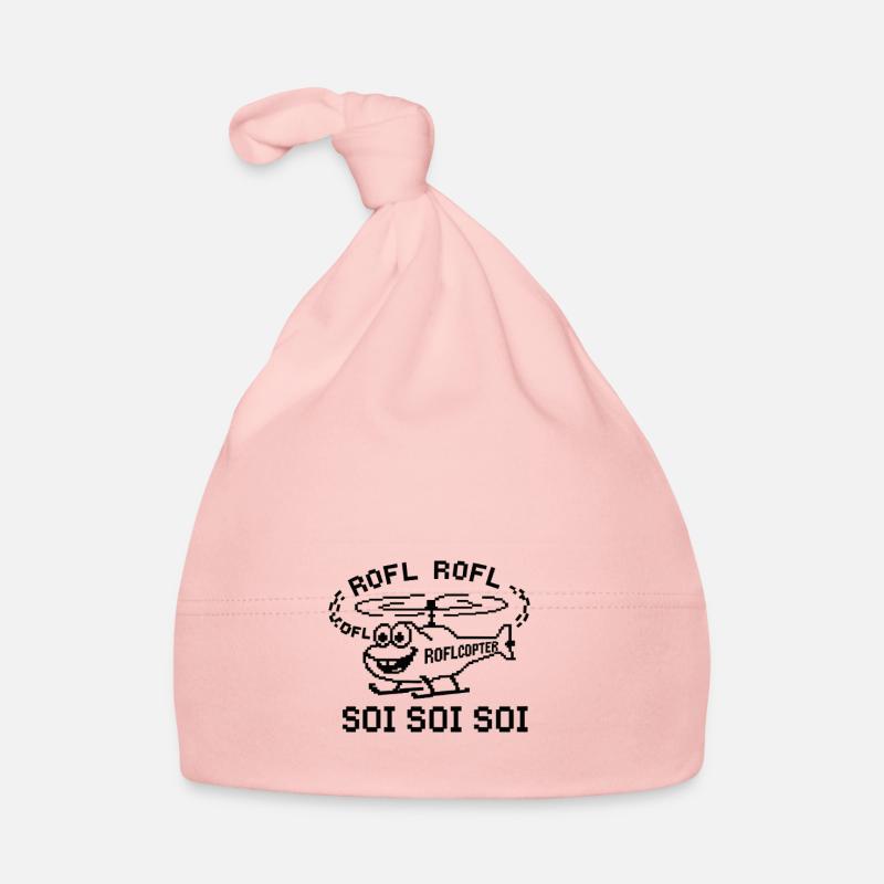 Mème Roflcopter Bonnet bio Bébé